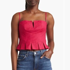 Reformation Shia Pleat Camisole size 4